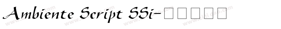 Ambiente Script SSi字体转换